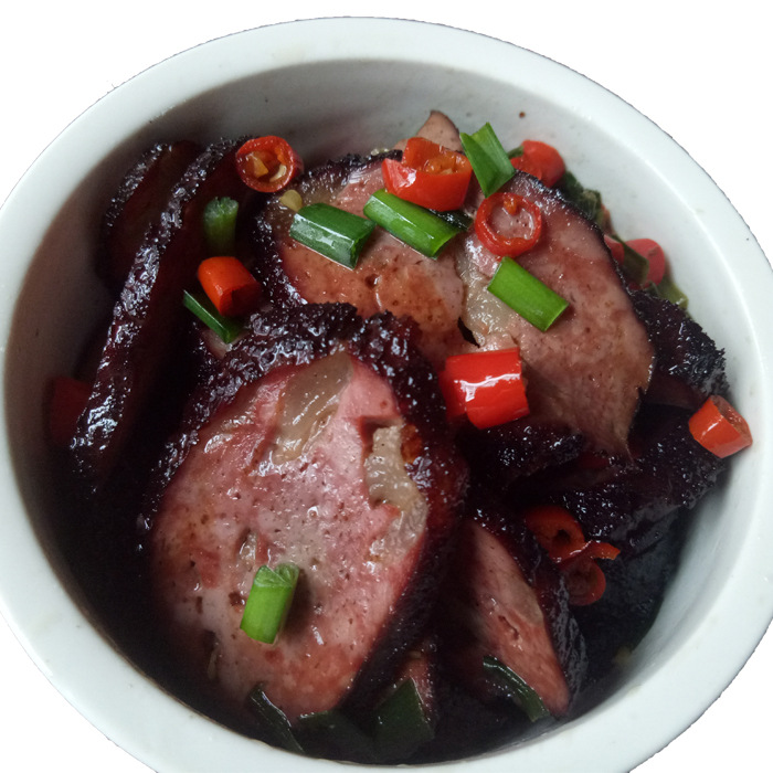 猪血丸子湖南邵阳特产柴火血粑豆腐农家自制烟熏圆子贵州腊味包邮