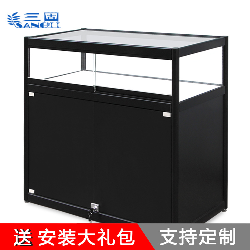 玻璃展柜珠宝展示柜玻璃柜台货柜烟酒化妆品手机陈列柜精品货架