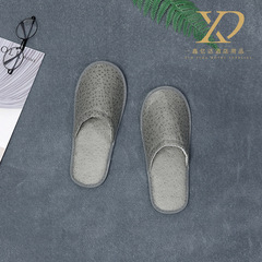 Disposable Slippers with Chicken Claw Pattern, Non-woven Fabric, Embossed, Unisex, Thickened, Non-slip, Suitable for Guesthouses, Saunas, Bathrooms, Hotels