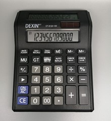 DEXIN CT-8122-120 Dual-Display Calculator Creative Gift Office Finance Special Use