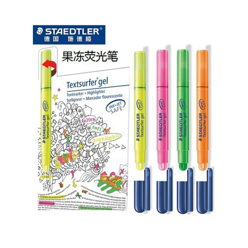 [оптовая продажа немецкий STAEDTLER 264 вращающийся помада-гель маркер, плавный твердый флуоресцентный маркер]
