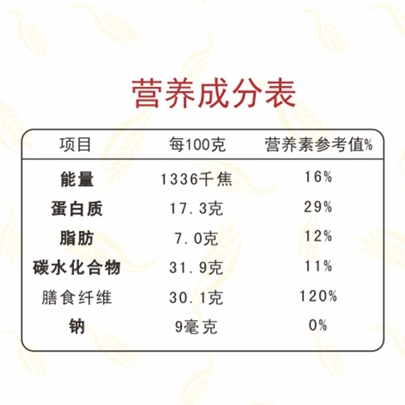 熟燕麦麸皮粉550g食用麦麸低温烘焙膳食纤维粗粮冲饮 五谷杂粮粉