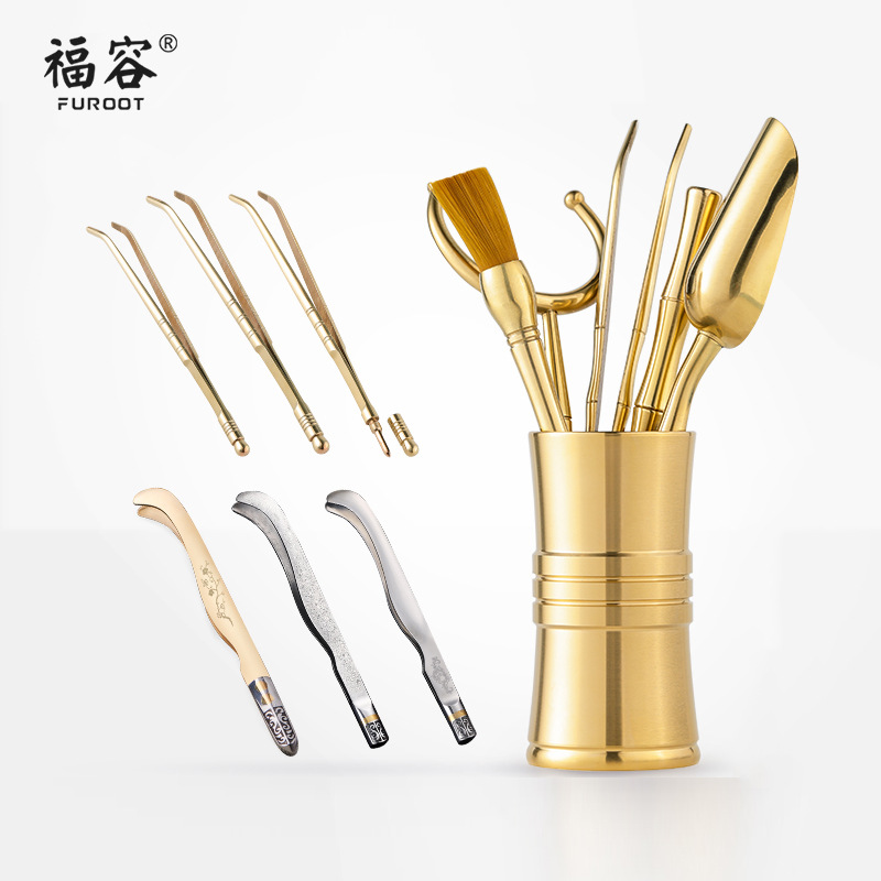 Fullon MC 304/316 Stainless steel tea clip Tea folder wholesale Tea cup Clamp Tweezers Manufactor Direct selling