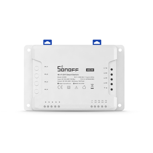 Sonoff 4CH R3 smart WiFi switch modification kit, each channel independent mobile phone remote control smart home