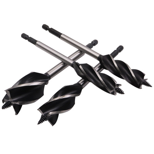 Woodworking four-slot four-edged drill 10-35 head door lock hole opener door lock woodworking reaming drill bit hole opener