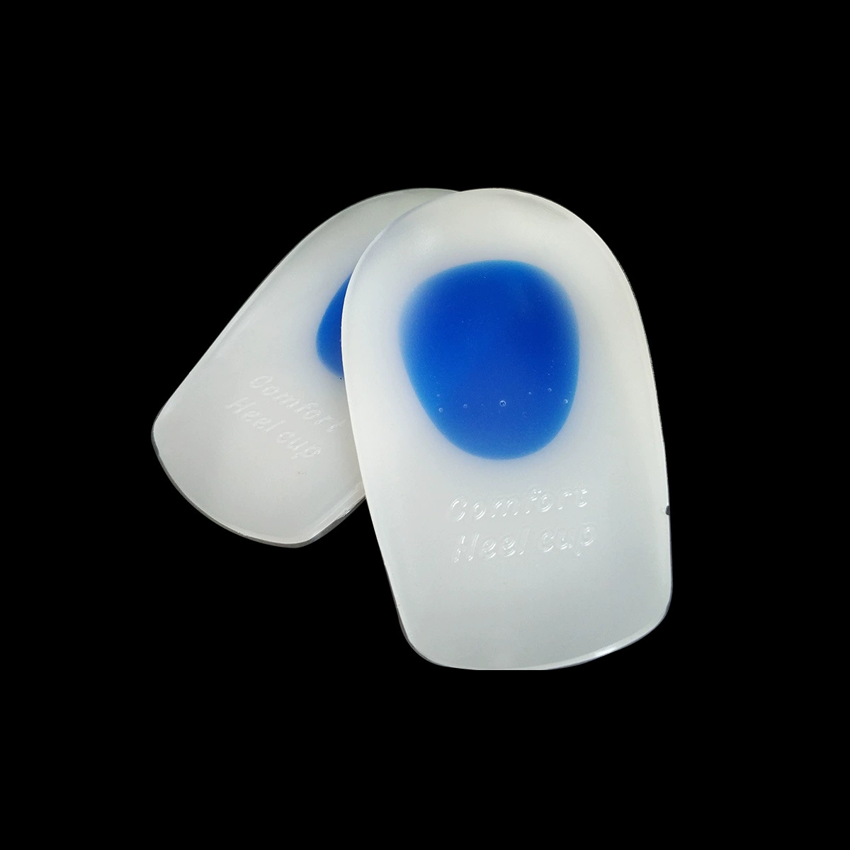 Силиконовая подушка для пятки Молочно-белая силиконовая подушка для пятки Подушка для пятки Амортизирующее решение Усталость Пятка Боль в костях Чашка для пятки