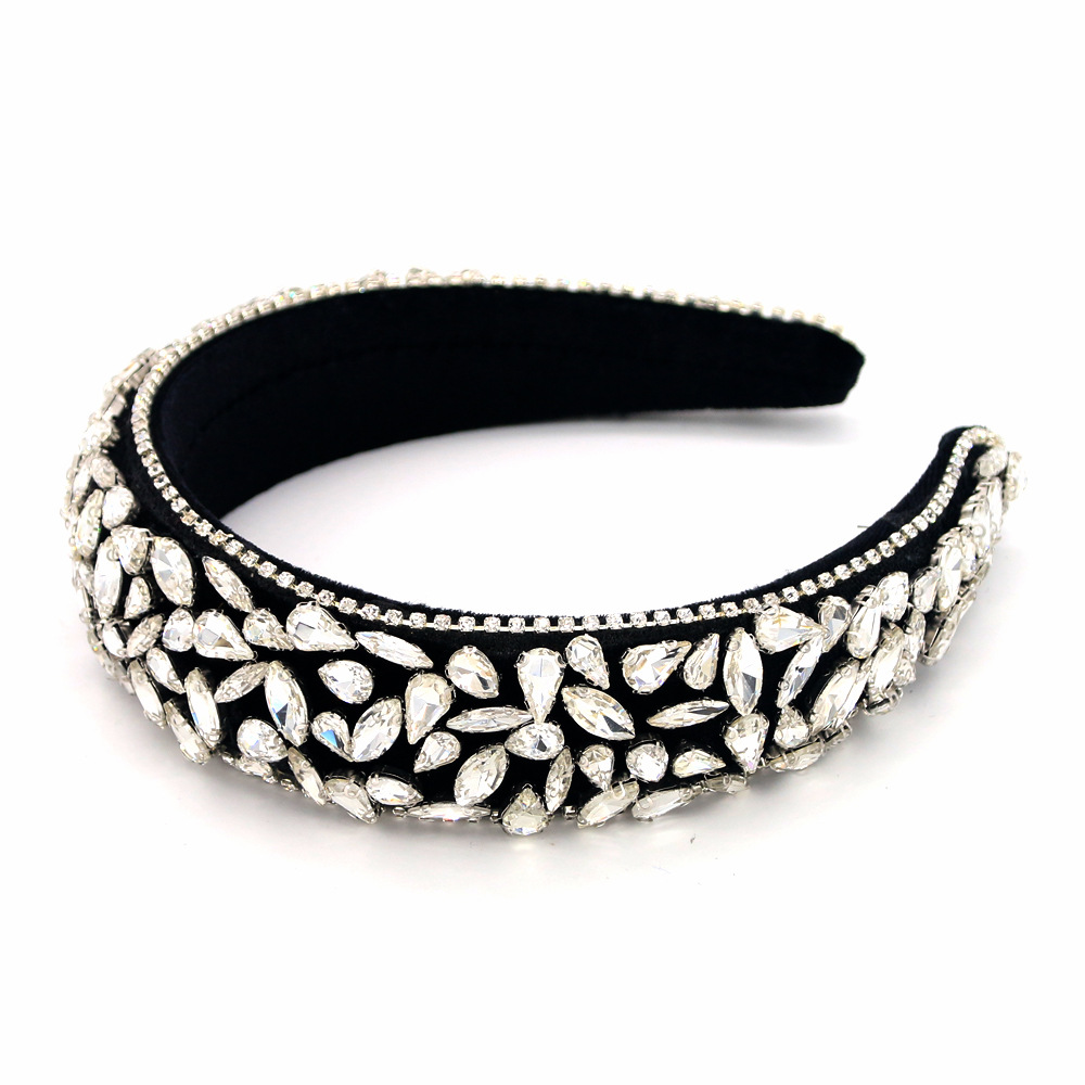 Hot Selling Fashion Creative Rhinestone Crystal Diamond Personality Headband Wholesale display picture 3