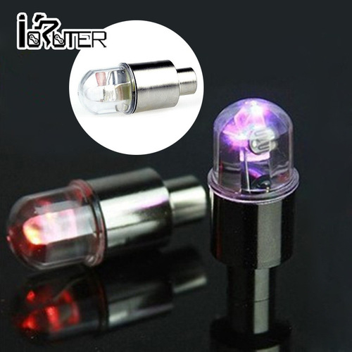 Bicycle colorful wheel hub light, 7-color tire valve light, mountain tire light, smart 7-color valve light