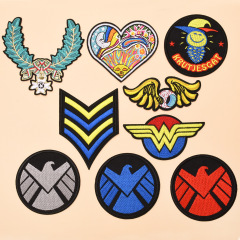 New Product Fabric Patch Badges Embroidered Patch Direct Sale Source Factory Wholesale Cartoon Badges