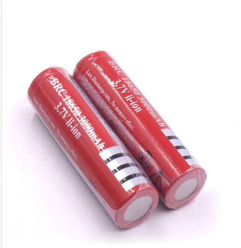 18650 lithium battery 3000MAH 3.7v flat tip rechargeable battery large capacity flashlight small fan