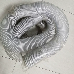 [灰风管工业吸尘管优质PVC排风管万向柔性伸缩吸风软管厂房抽风]