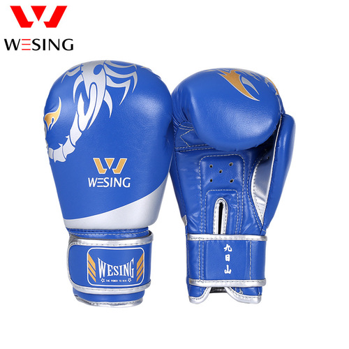 Wholesale Jiuzishan Home Fitness Boxing Gloves for Sanda Training, Student and Youth Fighting Gloves, Black