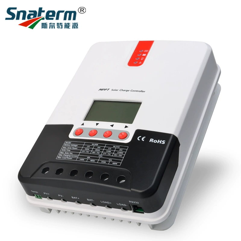 MPPT Солнечный контроллер 12V24V20A30A40A литиевая батарея автомобильный домашний Контроллер заряда и разрядки