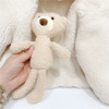 Demi-season children's down jacket suitable for men and women, velvet top, doll, increased thickness, with little bears