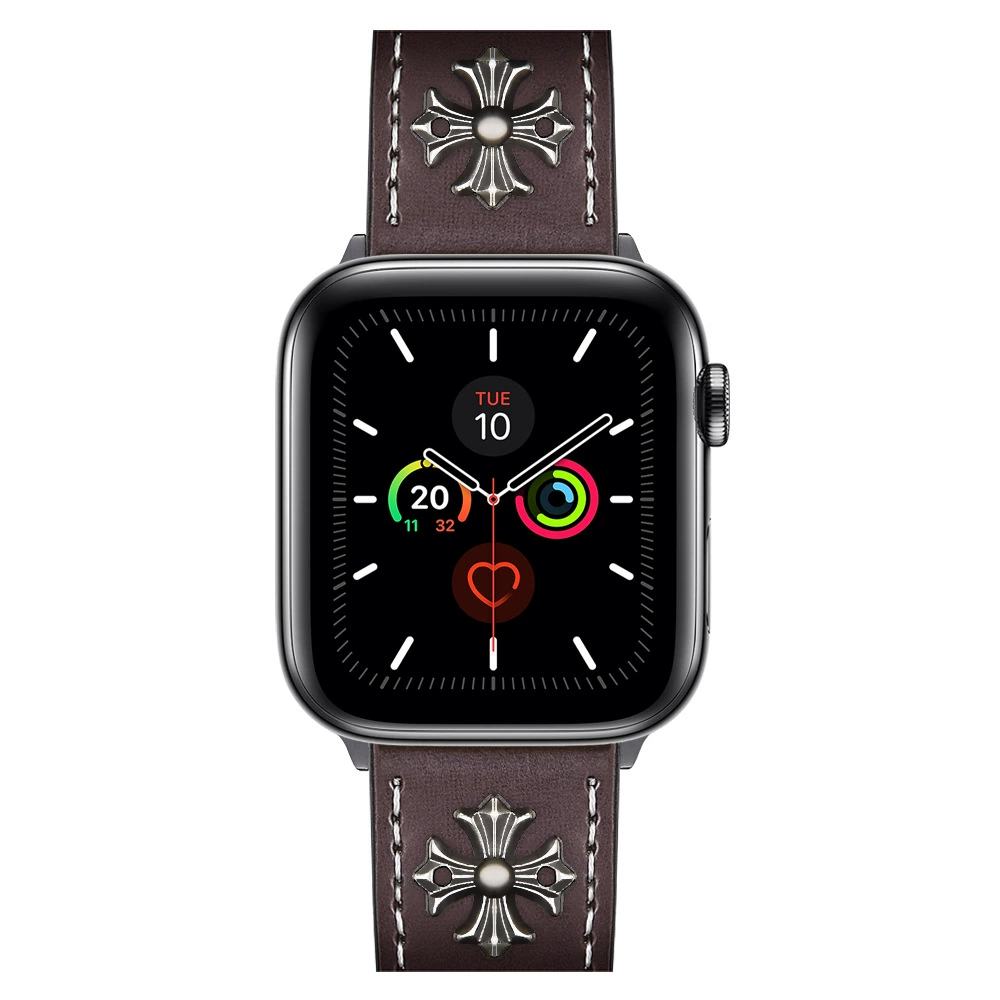 Часы Apple седьмого поколения Croxin кожаный ремешок подходит