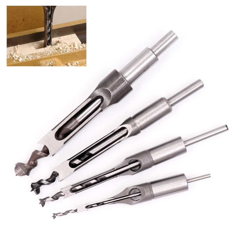 精品木工方孔钻头 方榫钻 方眼钻 钻芯 沙拉钻头 开孔器 打孔钻头