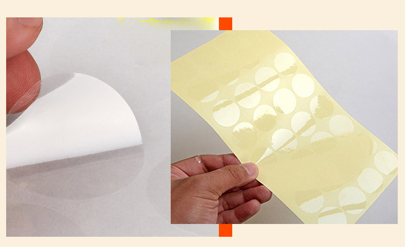 透明圆形封口贴定制