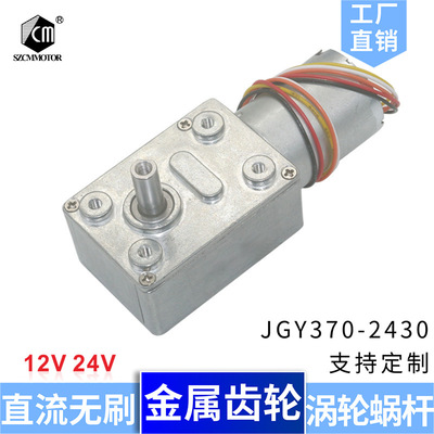 JGY-2430直流无刷涡轮蜗杆减速马达无刷减速电机长寿命低噪音自锁|ru