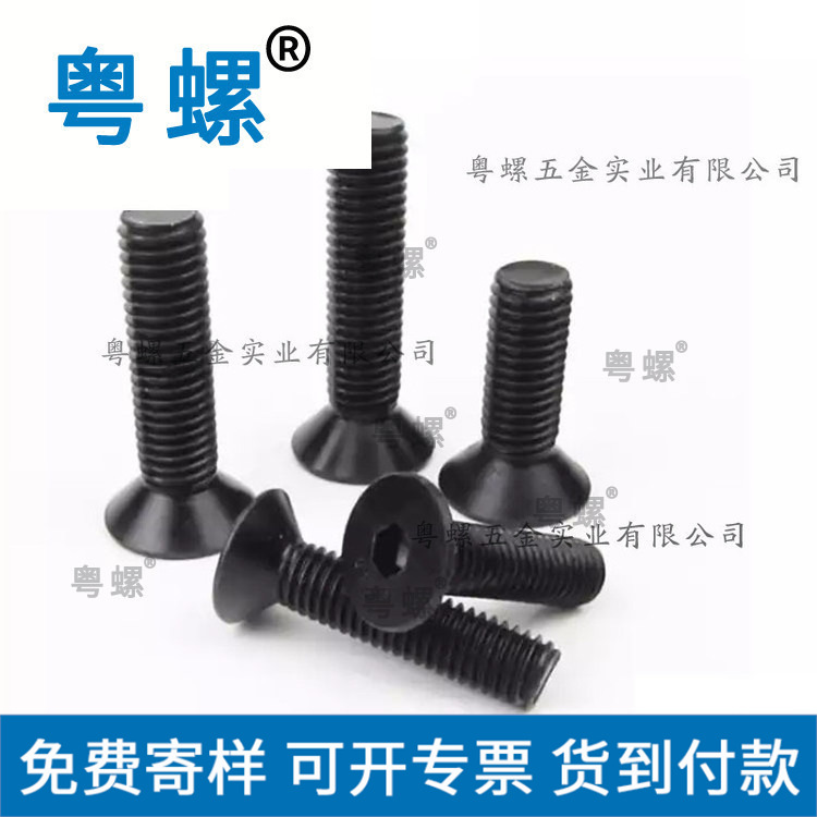 高强度碳钢10.9级沉头内六角平头内六角DIN7991/GB70多种规格