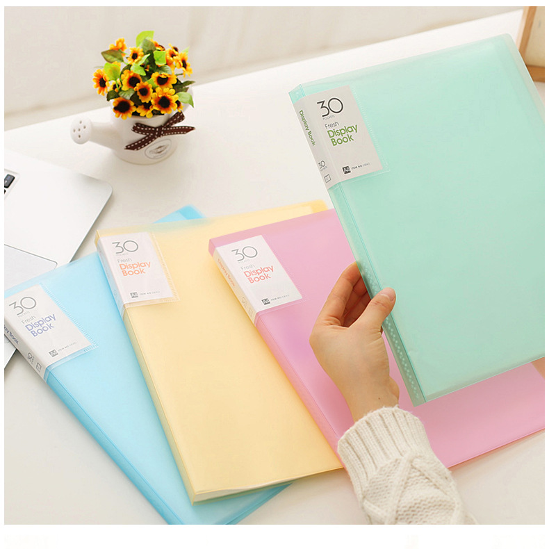 透明资料册A4插页文件夹多层资料夹试卷夹加厚10页20页30页40页详情图13