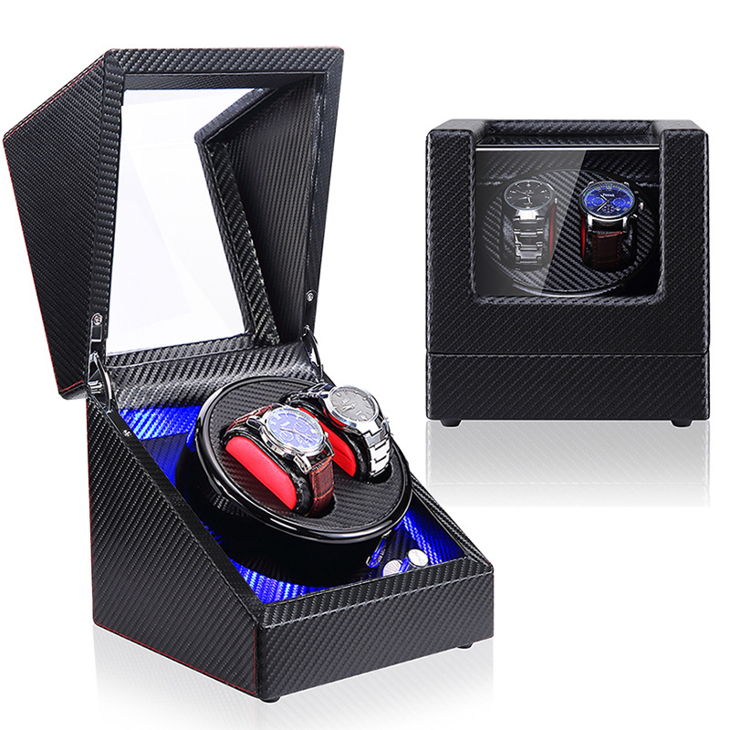 Wooden Watch Winder Mechanical Watch Rotating Winding Box Electric Motor Watch Winder Wooden Jewelry Box Watch