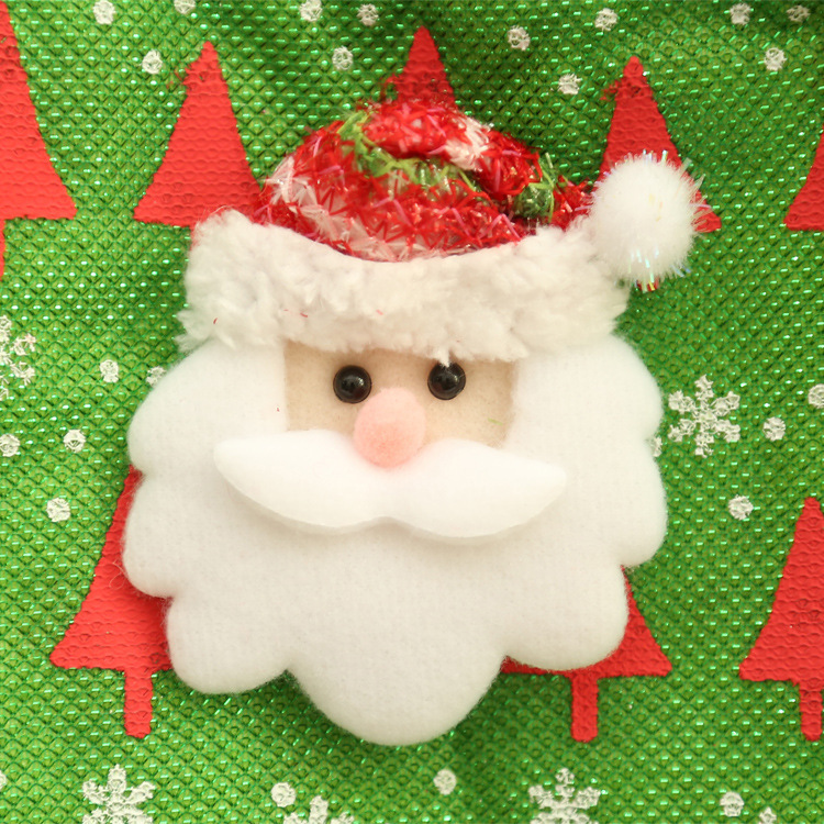 Christmas Santa Claus Snowman Cloth Party Gift Wrapping Supplies display picture 5