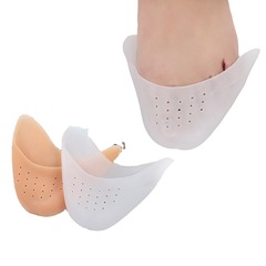 女士足尖套硅膠腳尖套足尖鞋腳套芭蕾舞鞋鞋套帶孔腳套硅膠前掌套