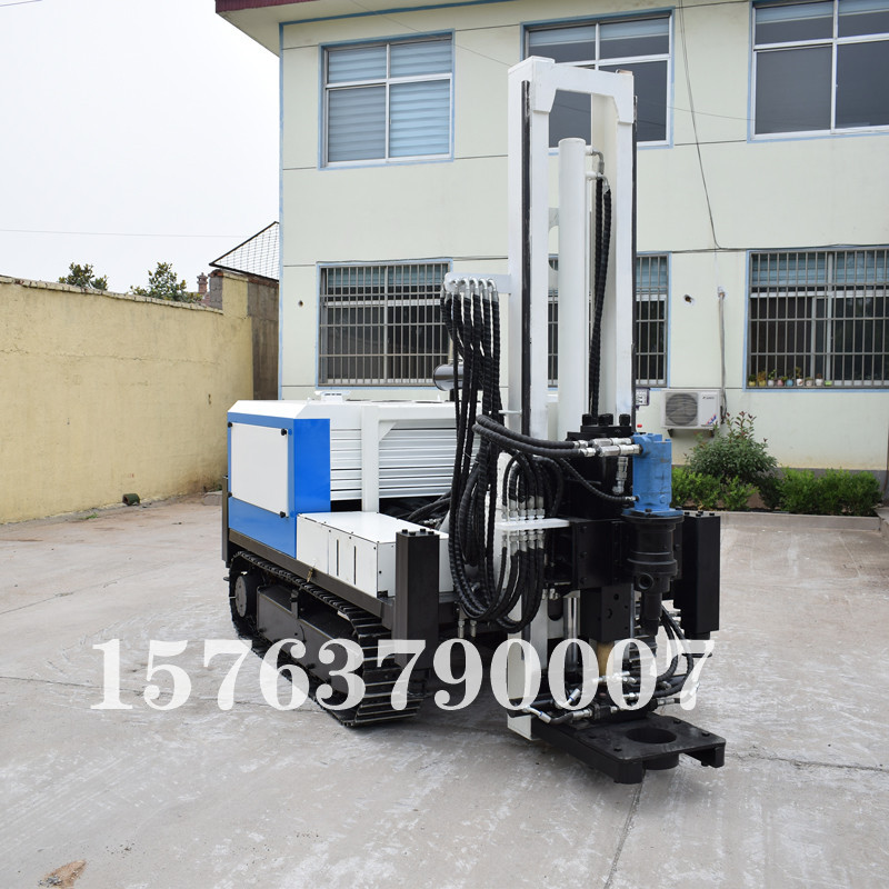 直推式履带无扰动土壤环境监测钻机 地质勘探多功能液压潜孔钻机