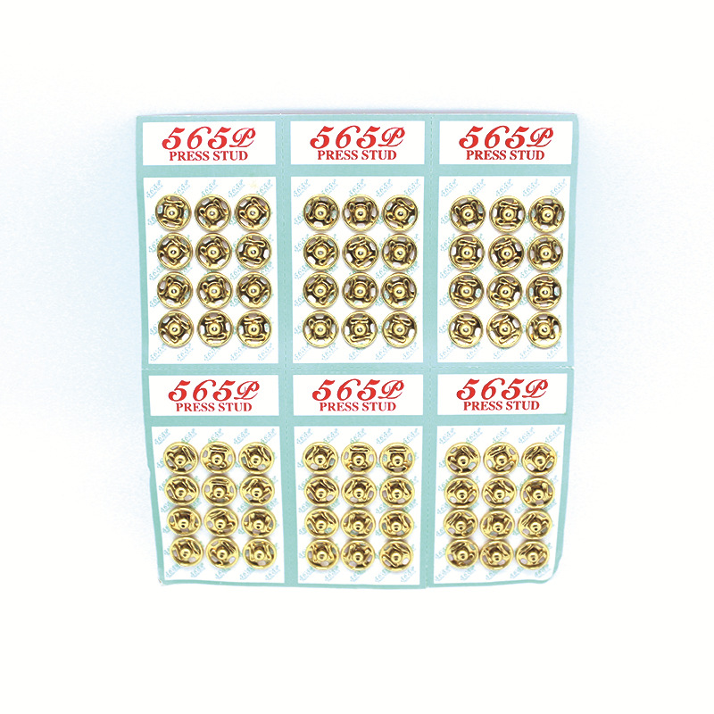 10mm铁质金属按扣 外套羽绒服按扣可制作纸卡包装摁扣零售批发