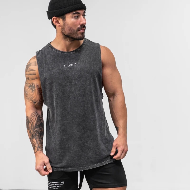 Lvft Sports Vest Summer Breathable Thin Basketball Men's Running Boxing Training Casual Vest Fashion