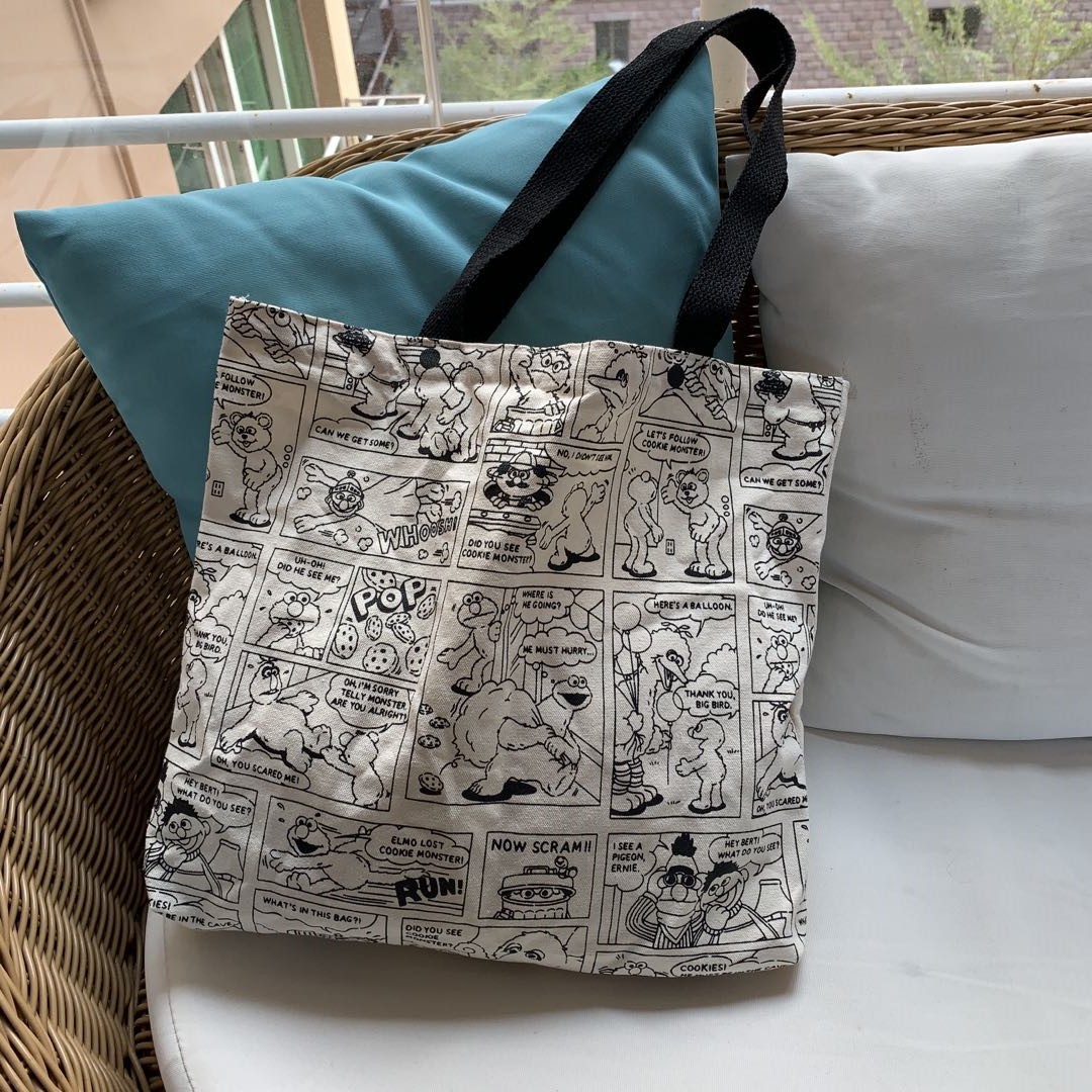 Bolsa de lona de las mujeres de un solo hombro yoga deportes ins bolsa de tela estudiante estilo japonés artístico simple gran capacidad estilo coreano fresco