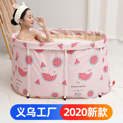 goods in stock wholesale household inflation Bracket bath bucket adult Foldable Deep soaking Jeanette thickening bathtub