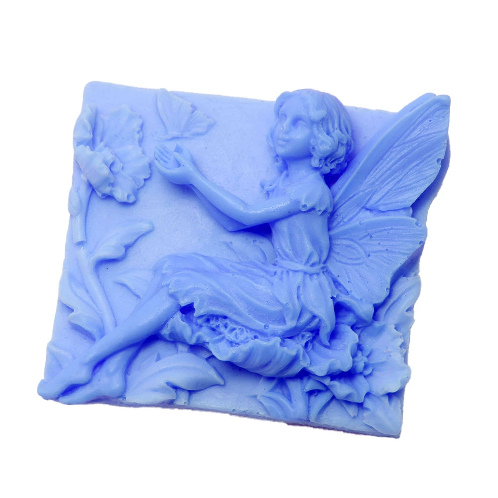 Fairy silicone mold, handmade soap, soap mold