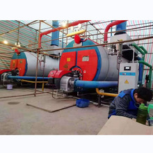 新疆鍋爐廠家 2台燃氣蒸汽鍋爐報價表 熱豐WNS燃油氣鍋爐