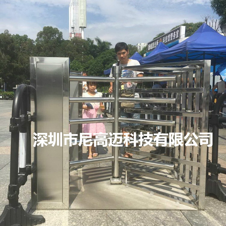 超市单向入口旋转门闸,吉林辽宁景区出口半高手推栅栏单向门厂家-阿里巴巴