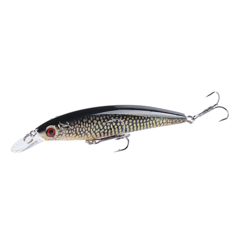 2 Pcs Sinking Minnow Fishing Lures Hard Baits Fresh Water Bass Swimbait Tackle Gear