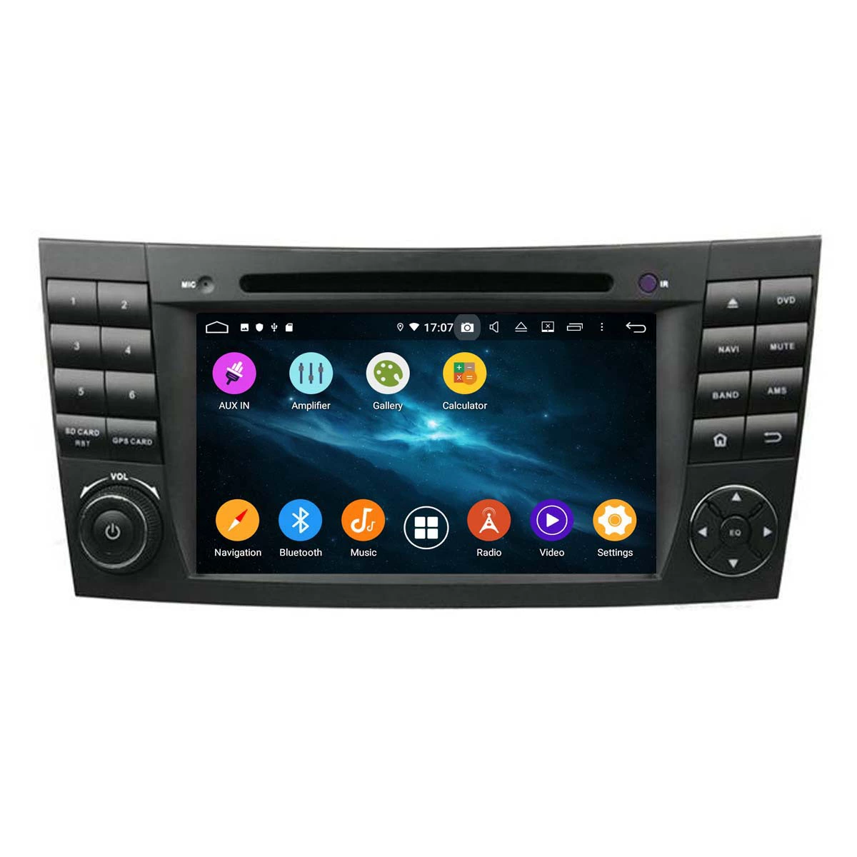 Подходит для Mercedes-Benz W211 W219 W463, Mercedes-Benz C- и E-генерации, семи дюймов, Mercedes-Benz Android навигатор