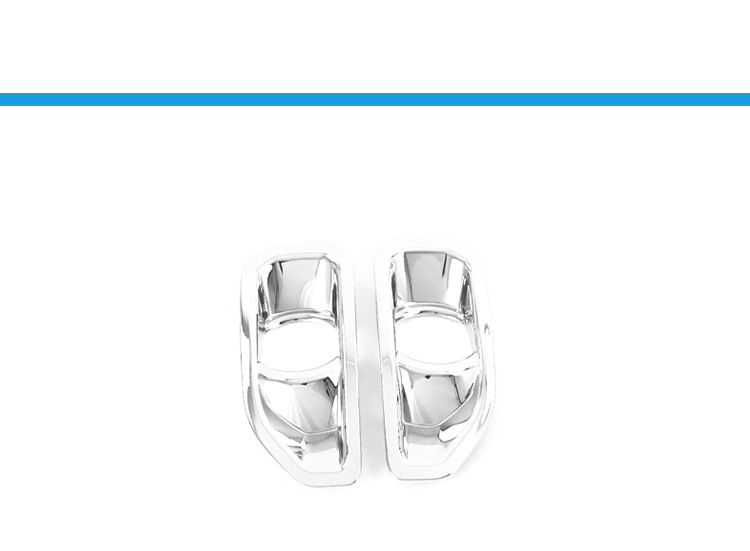 Suitable for 18-19 Jeep Wrangler JL front fog lamp decoration strip anti-Polish strip exterior decoration modification parts