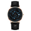 Men's watch solar-powered, fashionable calendar, belt, simple and elegant design