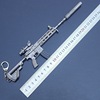 Jedi Gatalion Gold Version AWM S18 M16 M416 P28 Gunmoer Model Weapon Keychain