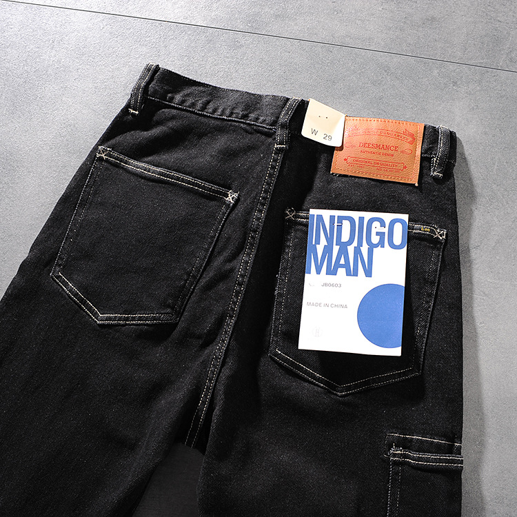 DEESMANC and CO autumn/winter new original color heavy men's jeans young men's trousers 357 29