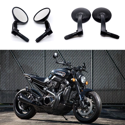 Motorcycle rearview mirror modified hand mirror electric scooter sports car round mirror reversing auxiliary personality mirror
