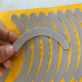 单面背胶硅胶脚垫 灰色弧形光面硅胶垫片 模切辅料可制作各种规格