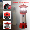 Street bulb solar-powered, decorations for gazebo, garden lights, LED resin, revolving light