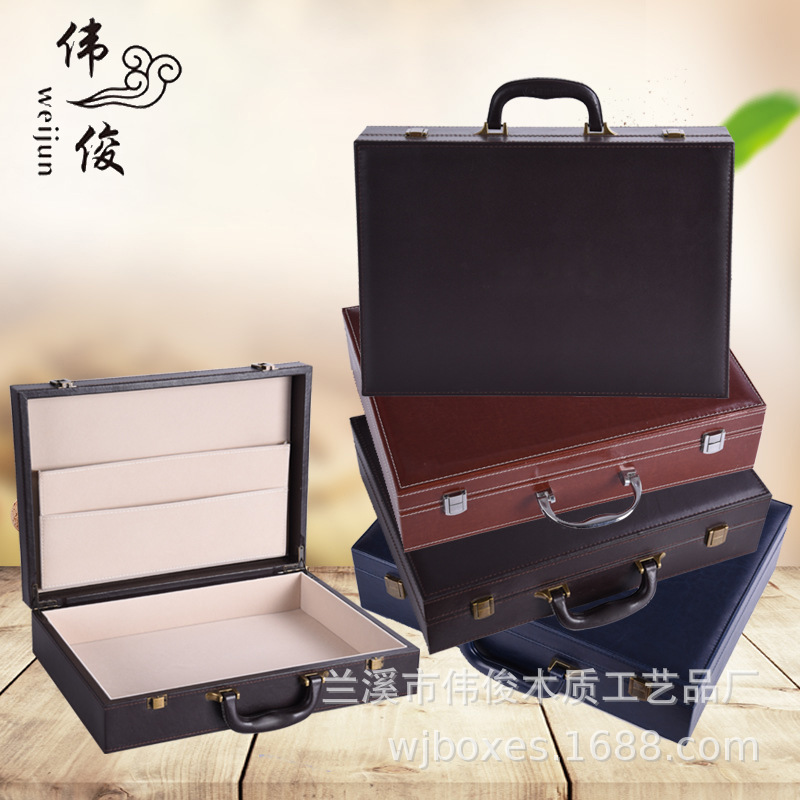 厂家生产现货供应皮质交房盒 PU皮质交房礼品盒