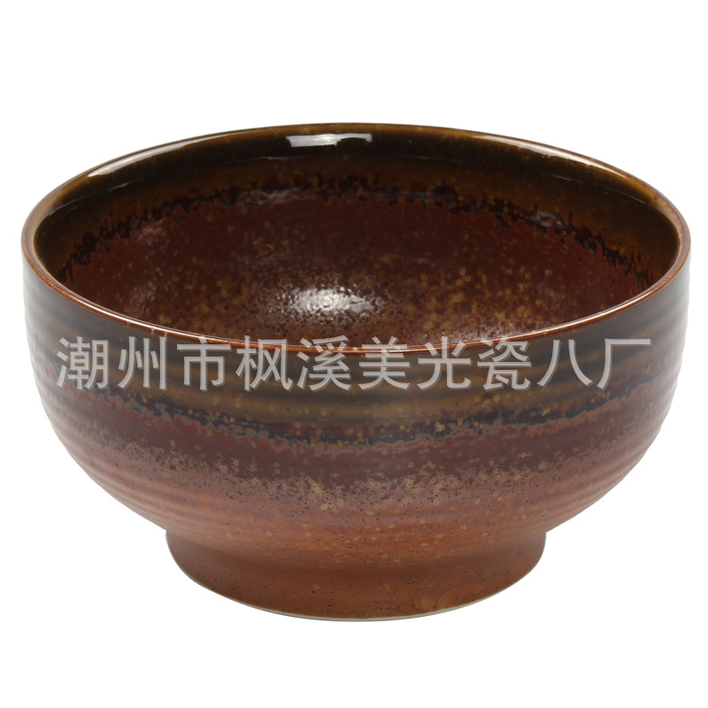 Micron burned Coloured drawing characteristic theme hotel ceramics tableware Japan and South Korea Lamian Noodles Soup bowl Udon noodles