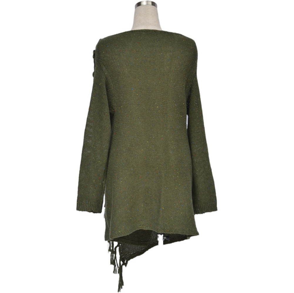 350g Weight Sweater Outerwear Type Long Sleeve Sleeve Length Regular Sleeve Sleeve Type Polyacrylonitrile Fiber, knit Fabric Type Long Top Length Daily Occasion Scarf collar, Pullovers Neckline Loose Fit Type Solid Color Pattern Winter, Autumn Season Women's Gender Hollow Out Design Streetwear Style Wholesale Women's Streetwear Solid Color Long Sleeve Hollow Out Sweaters & Cardigans 23