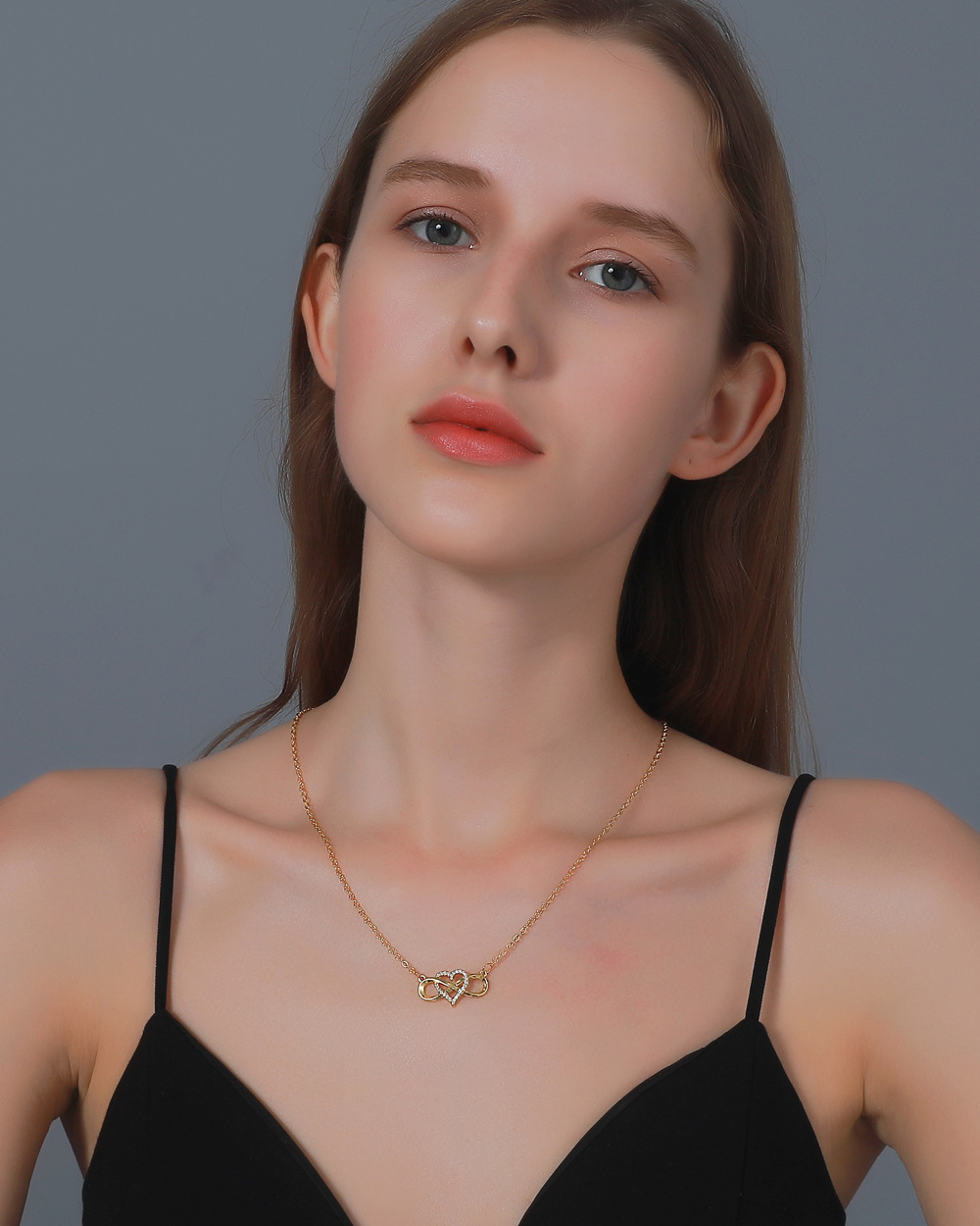 5g Weight Simple Style Heart Alloy Plating Women's Necklace