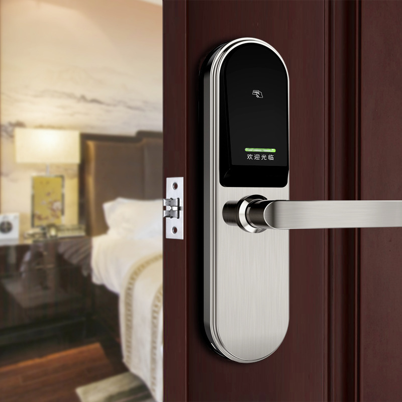 木门酒店锁球型锁酒店智能门锁宾馆电子锁工厂直销|ru