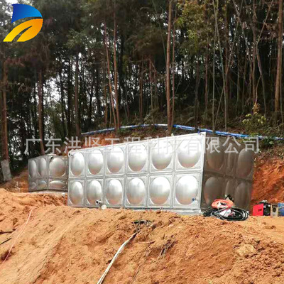 不锈钢定做水箱 原厂冲压标准模板 专业消防水塔 全国免费安装|ms